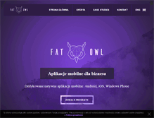 Tablet Screenshot of fatowlstudio.com